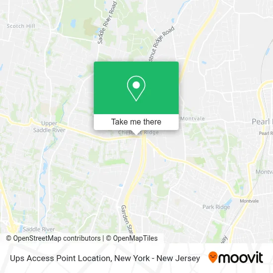 Ups Access Point Location map