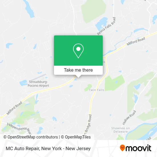 MC Auto Repair map