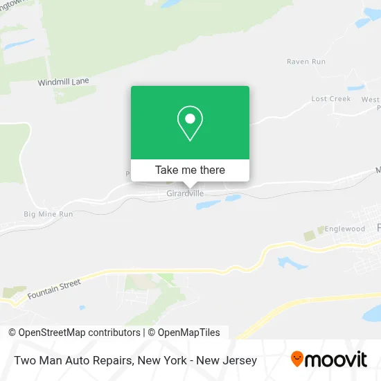 Two Man Auto Repairs map