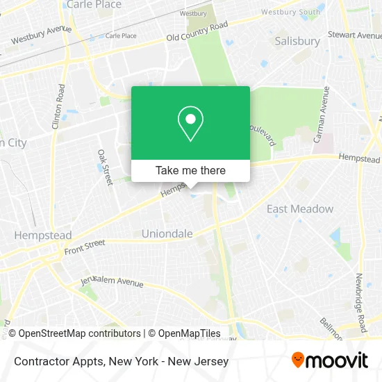 Contractor Appts map