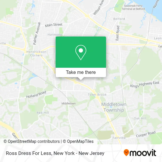 Ross Dress For Less map