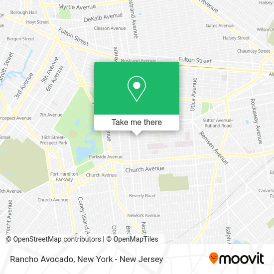 Rancho Avocado map