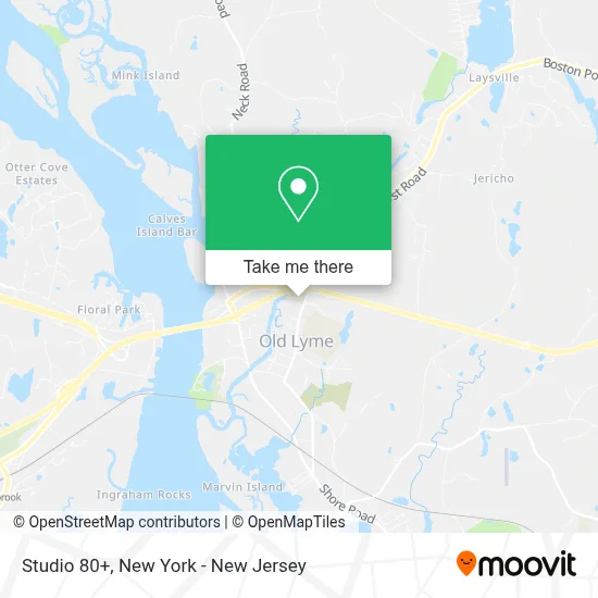 Studio 80+ map