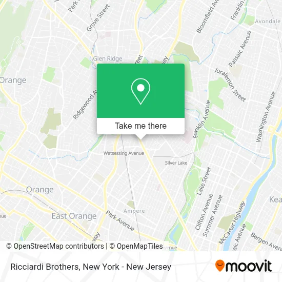 Ricciardi Brothers map