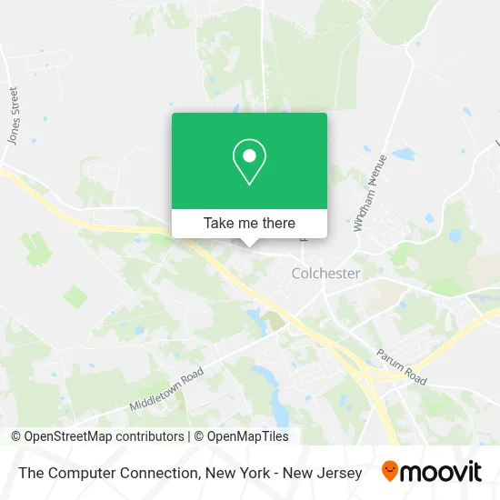 The Computer Connection map