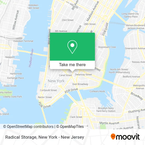 Radical Storage map