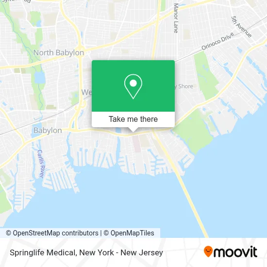Springlife Medical map