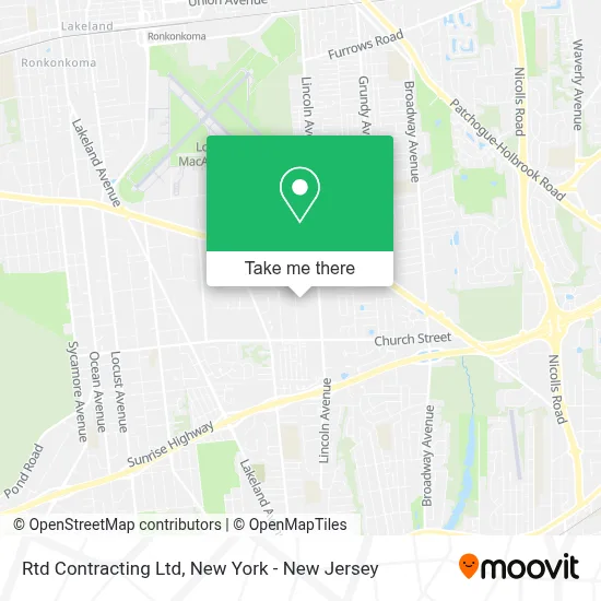 Rtd Contracting Ltd map