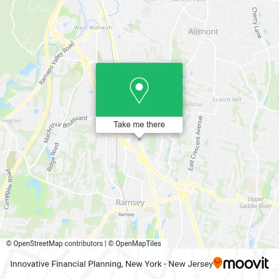 Innovative Financial Planning map