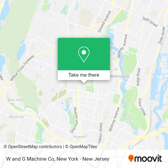 W and G Machine Co map