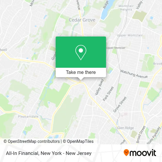All-In Financial map