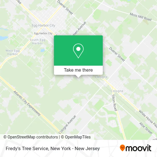 Fredy's Tree Service map