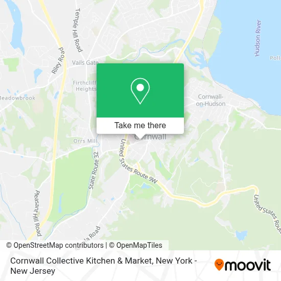 Cornwall Collective Kitchen & Market map