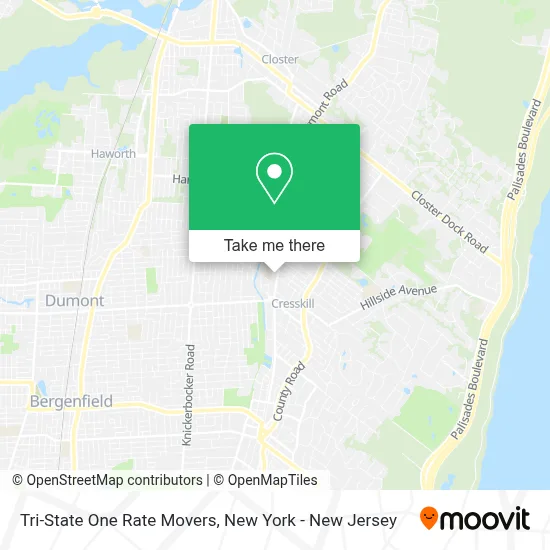 Tri-State One Rate Movers map