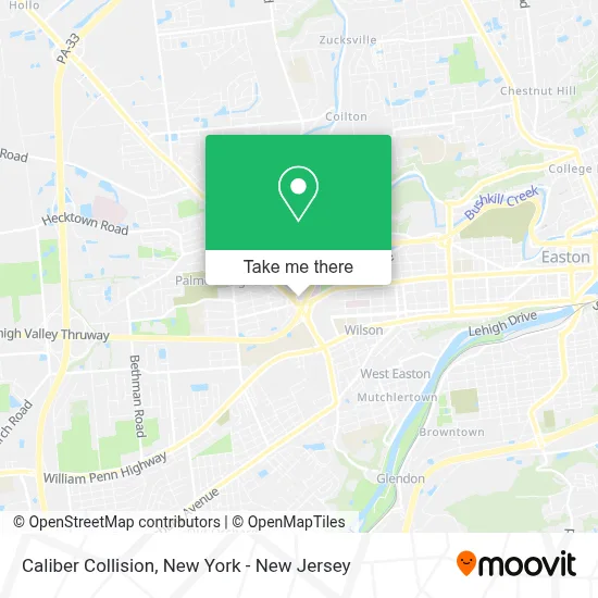 Caliber Collision map