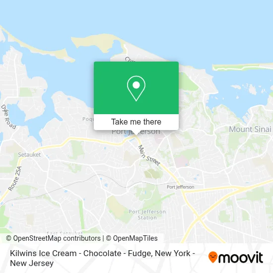 Kilwins Ice Cream - Chocolate - Fudge map