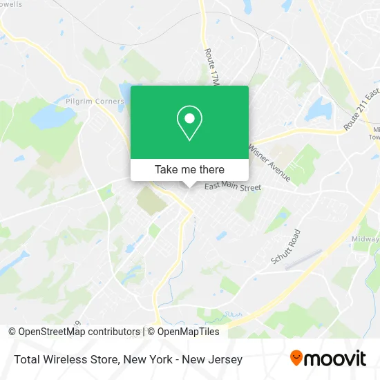 Total Wireless Store map