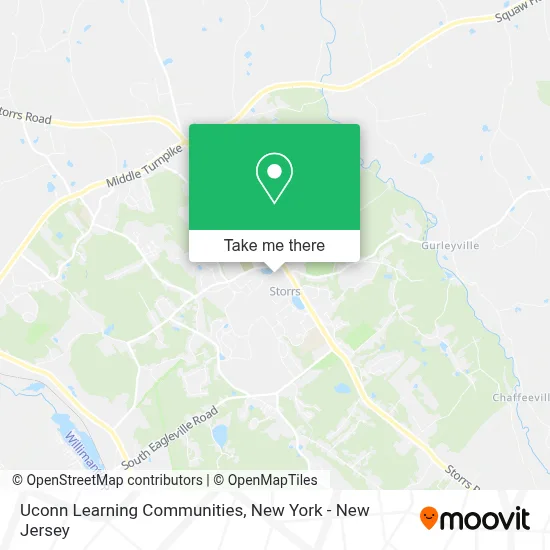Uconn Learning Communities map