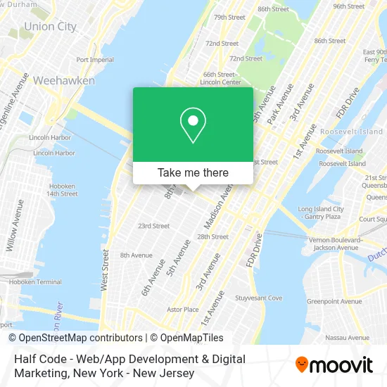 Half Code - Web / App Development & Digital Marketing map