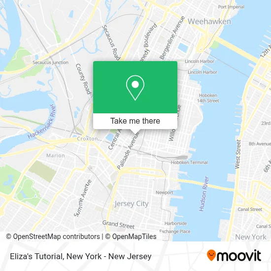 Eliza's Tutorial map
