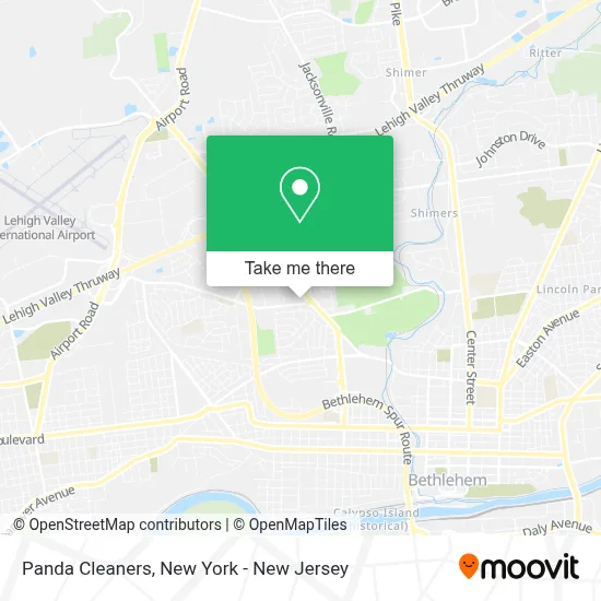 Panda Cleaners map