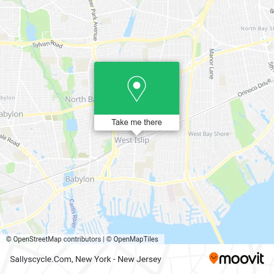 Sallyscycle.Com map
