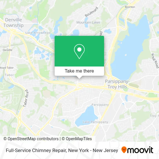 Full-Service Chimney Repair map