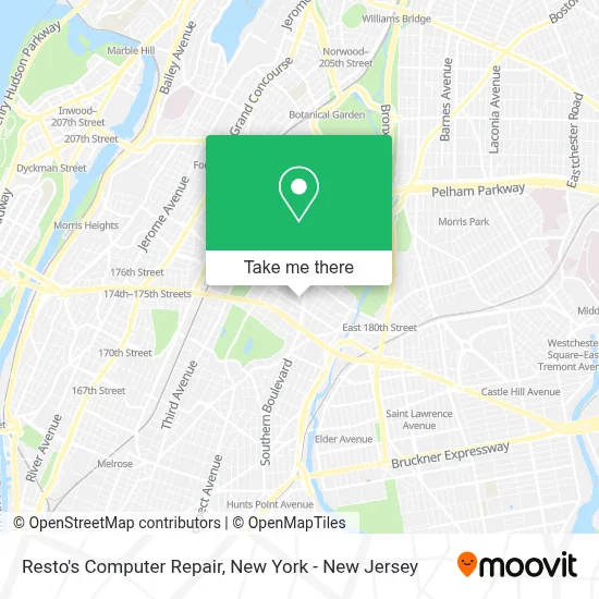 Resto's Computer Repair map