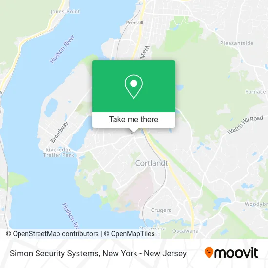 Simon Security Systems map