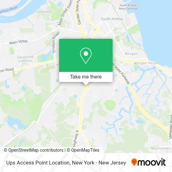 Ups Access Point Location map
