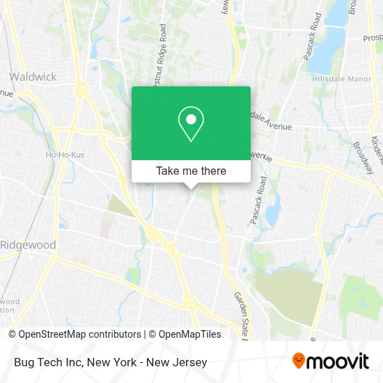 Bug Tech Inc map
