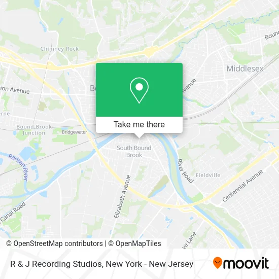 R & J Recording Studios map