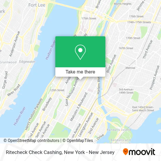 Ritecheck Check Cashing map