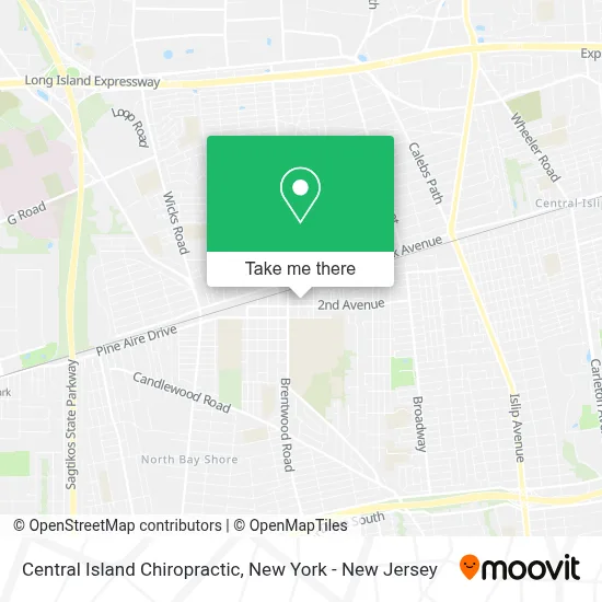 Central Island Chiropractic map