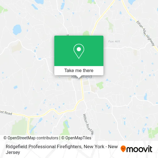 Ridgefield Professional Firefighters map