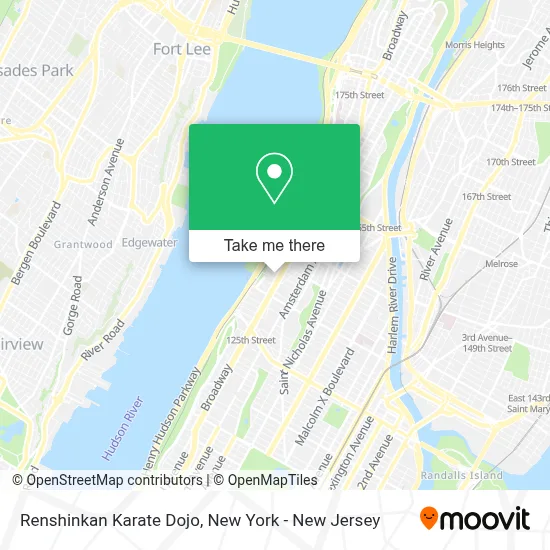 Renshinkan Karate Dojo map