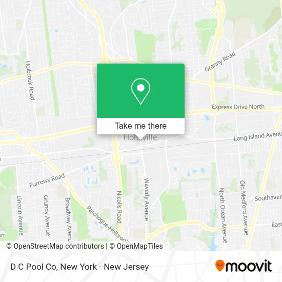 D C Pool Co map