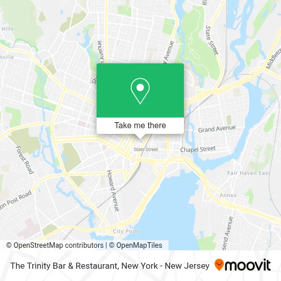 The Trinity Bar & Restaurant map
