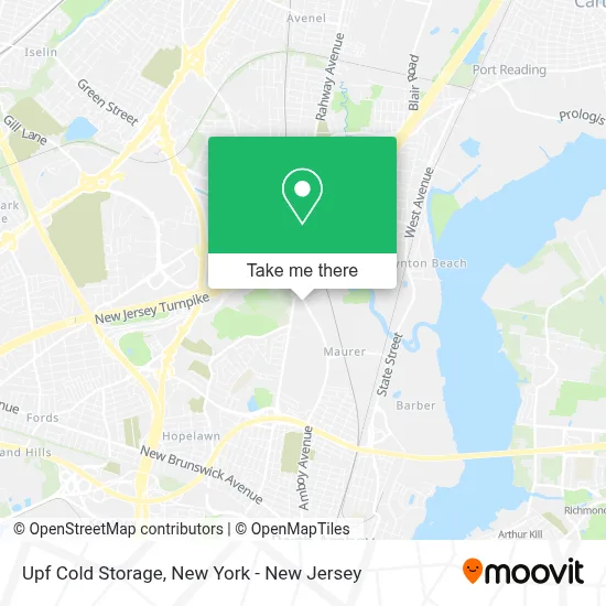 Upf Cold Storage map