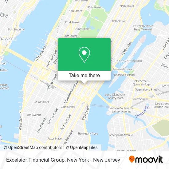 Excelsior Financial Group map