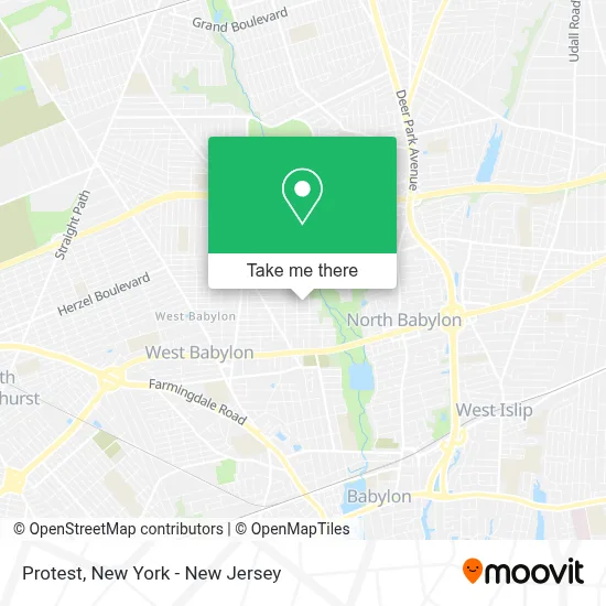 Protest map