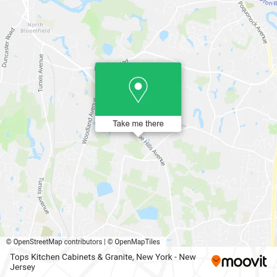 Tops Kitchen Cabinets & Granite map