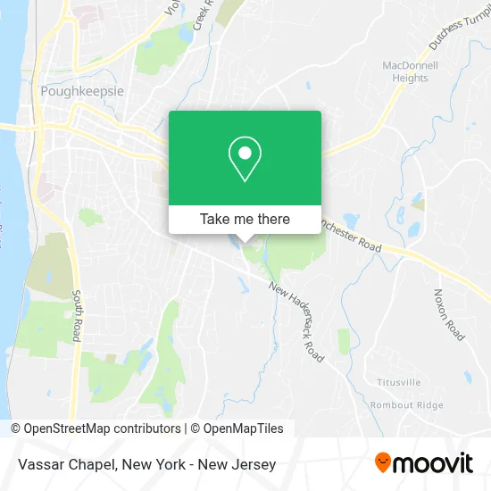 Vassar Chapel map
