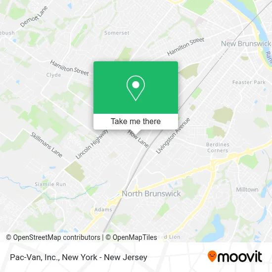 Pac-Van, Inc. map
