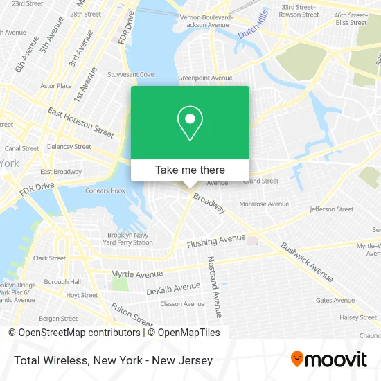 Total Wireless map