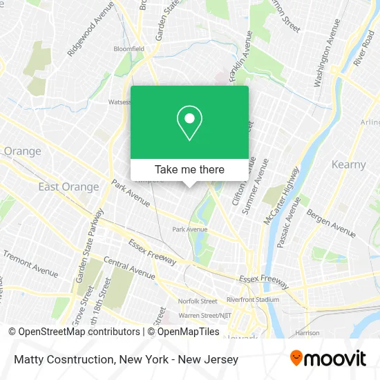 Matty Cosntruction map