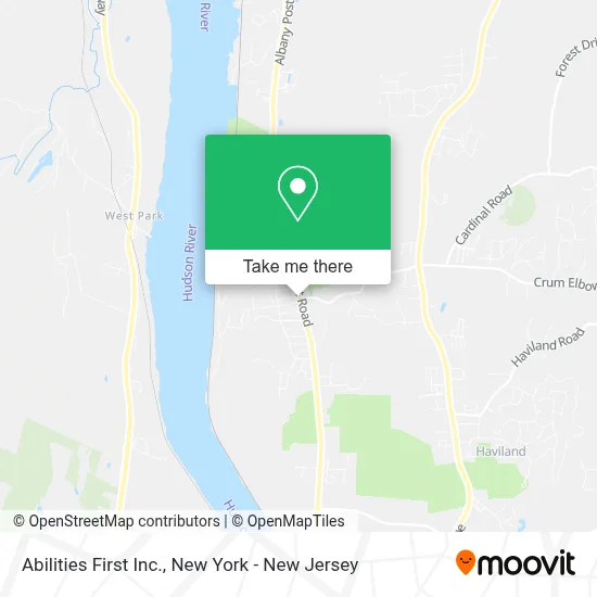 Abilities First Inc. map