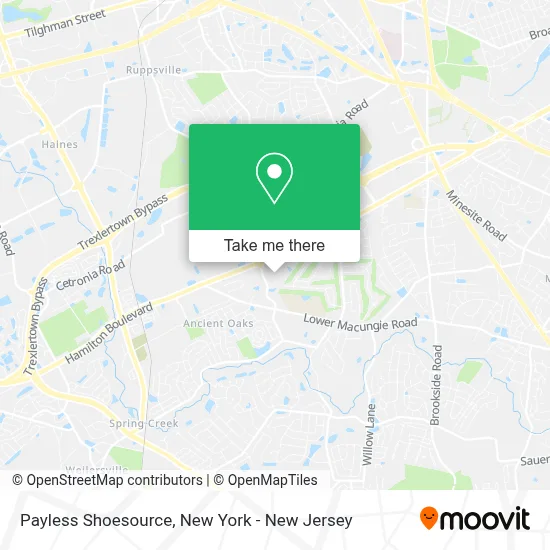 Payless Shoesource map