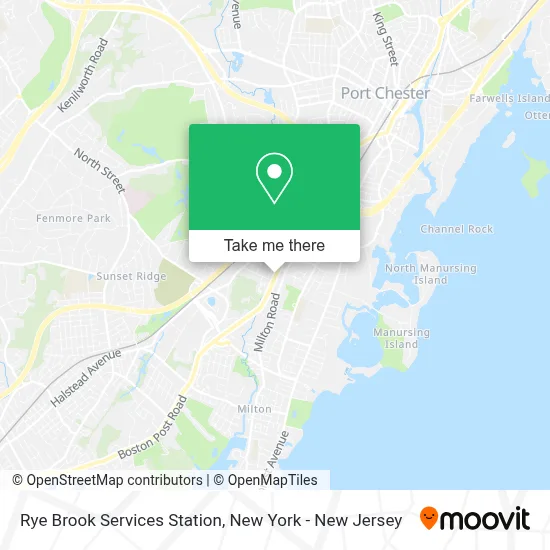Rye Brook Services Station map