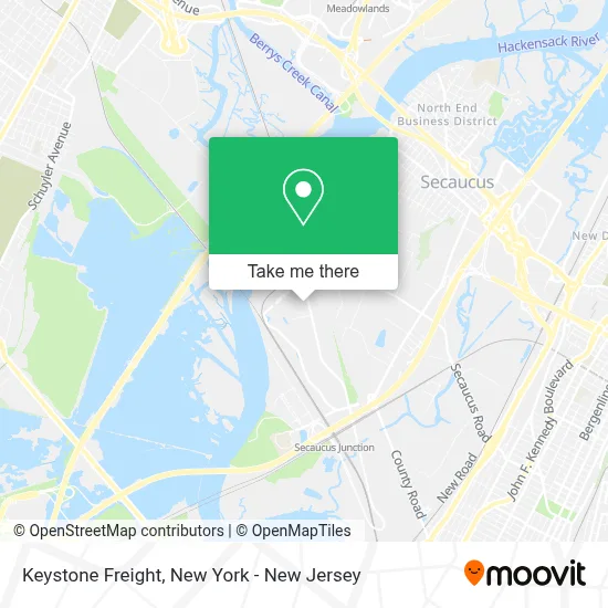 Keystone Freight map